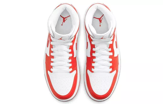 Nike WMNS Air Jordan 1 Mid Habanero Red BQ6472-116 Women's Size | eBay