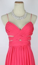 NWT Hailey Logan $120 Evening Prom Formal Long Geranium Dress size 5 Cruise NEW