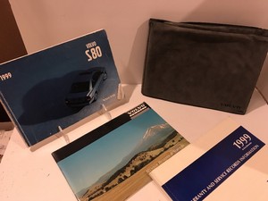 99 1999 Volvo S80 Owners Manual Guide Books W Case Ebay