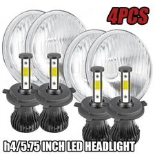 4PCS 5.75" 5 3/4" LED Headlights HI/LO Beam for Pontiac GTO Grand Prix Firebird