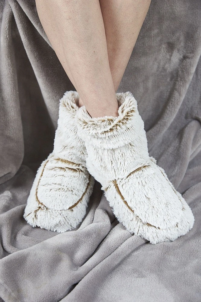 NEW Warmies Cozy Body Beige Marshmallow Soft Fur Microwavable
