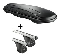Dachbox Vdpjuxt600L+Alu DachträGer Vdp FüR FüR Hyundai Ix35 5TüRer 10-15