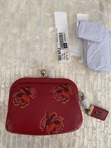 coach kisslock coin case