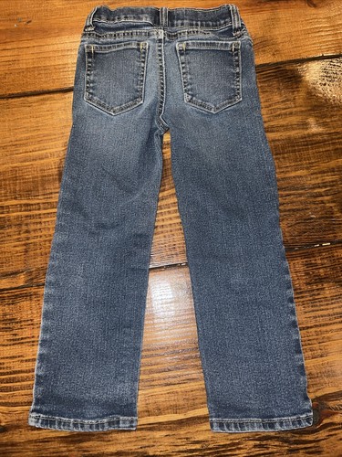 Old Navy Boys 4T Straight Leg Adjustable Waist Distressed Jeans - Picture 5 of 5