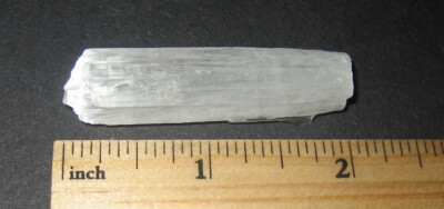 2.1'' BEAUTIFUL NATURAL ROUGH SCOLECITE CRYSTAL POINT TIP FROM INDIA ~ 9.5g *6