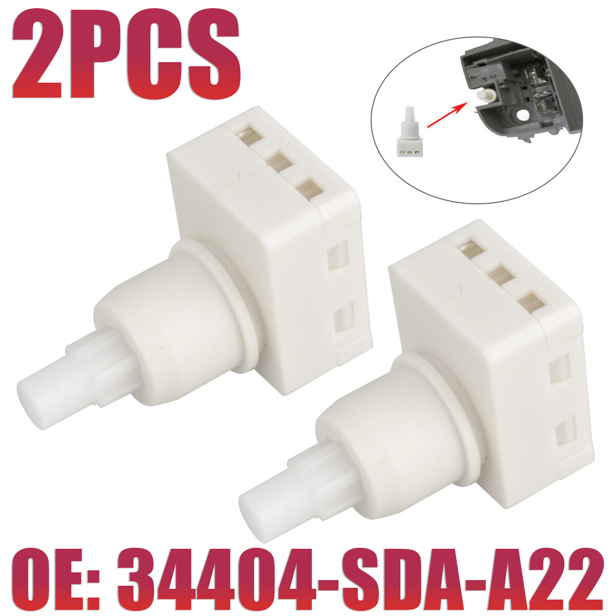 2 Interior Dome Lamp Interior Light Switches For Honda Accord Odyssey