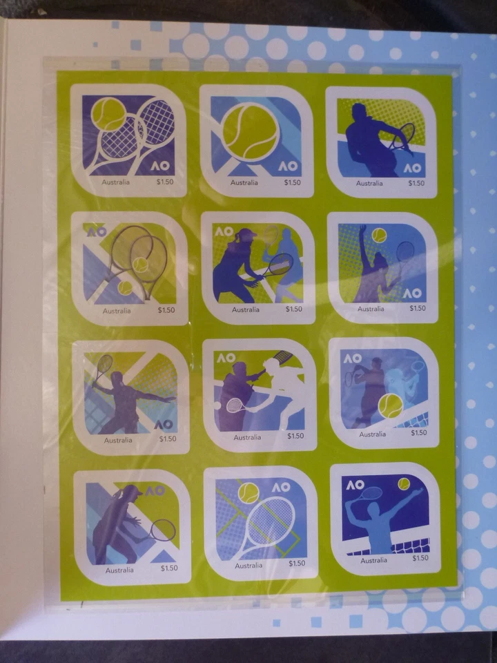 AUSTRALIA 2024 Australian Open Tennis Presentation Pack Mint Stamps — 第 2/2 张图片