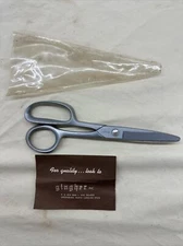 Gingher Knife Edge Chromium Shears 8"-With Sheath ~ SHARP!