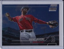 Rafael Devers 2022 Topps Stadium Club Chrome Base Variation Boston Red Sox