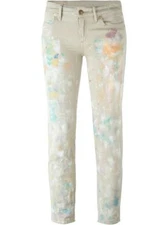 Women's Polo Ralph Lauren Slim Astor Boyfriend Paint Splatter Jeans New $245