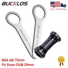 BUCKLOS Dub Bottom Bracket BSA 68/73mm for Sram Crankset Road Bike Install Tools