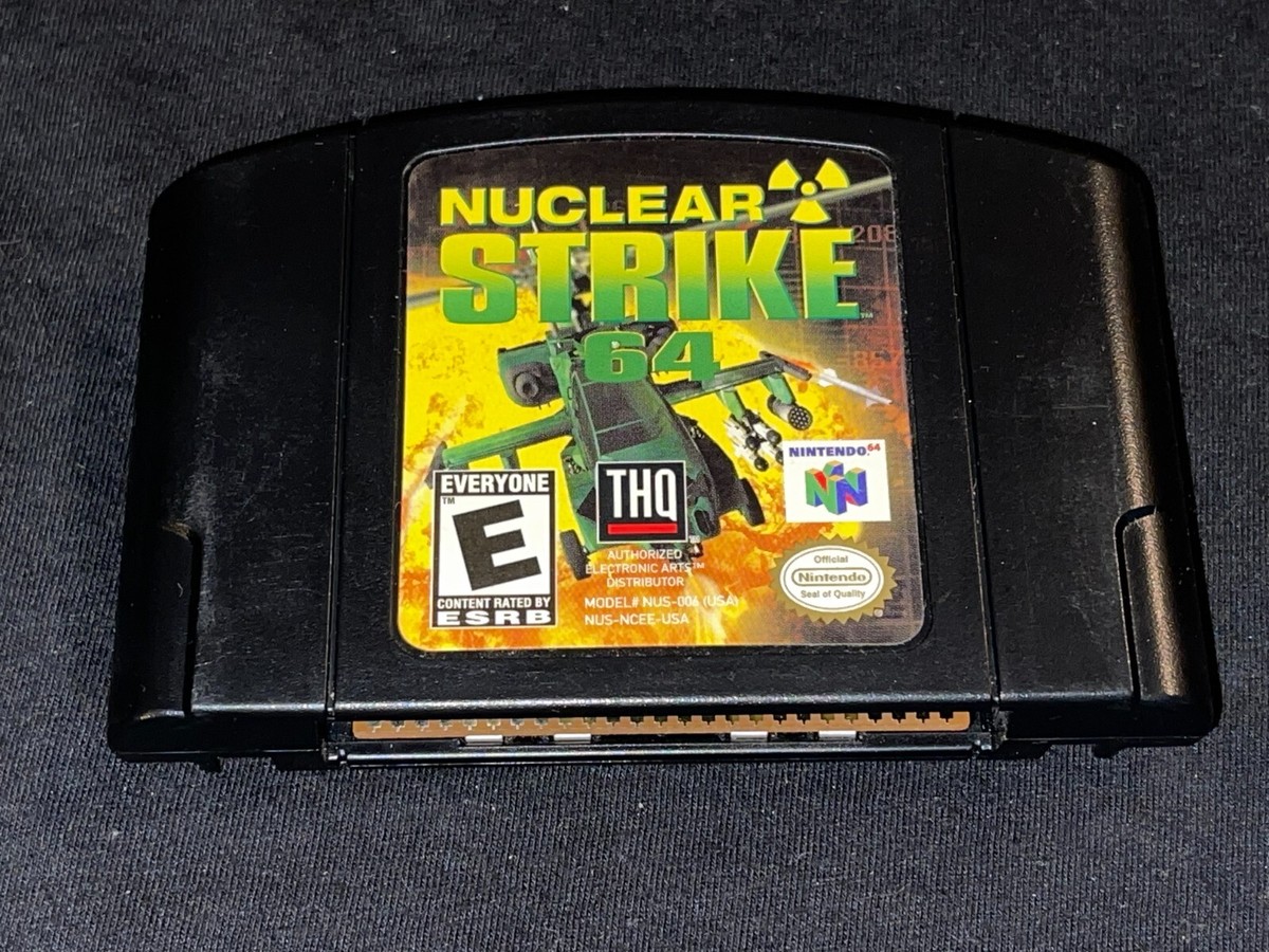 Nuclear Strike 64 (Nintendo 64, 1999) Box Manual Complete