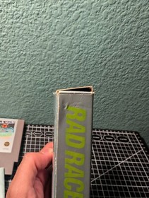 Rad Racer (Nintendo Entertainment System) NES Cartridge, Sleeve, Manual, Box