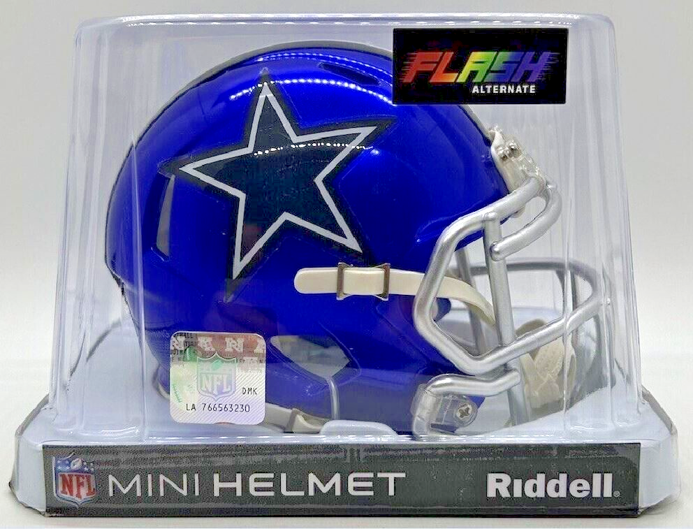 NFL DALLAS COWBOYS FLASH RIDDELL MINI SPEED HELMET