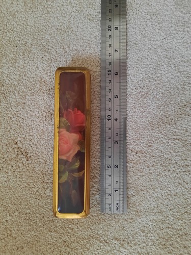 Vintage Hair Brush Set 2 pieces Floral Design - Picture 7 of 8