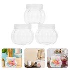  12 Pcs Pumpkin Shaped Container Clear Plastic Pumpkins Containers