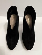 Prada Ruched Suede Bootie 39.5