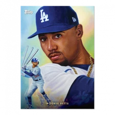 2021 Topps Game Within the Game #5 Mookie Betts by Paul Jennis