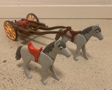Playmobil Karren Pferde Sattel