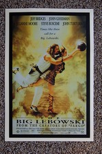 The Big Lebowski Lobby Card Movie Poster #2 Jeff Bridges Julianne Moore