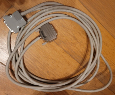 Computerkabel 2 x D-SUB Stecker 25 polig 4,9 m lang