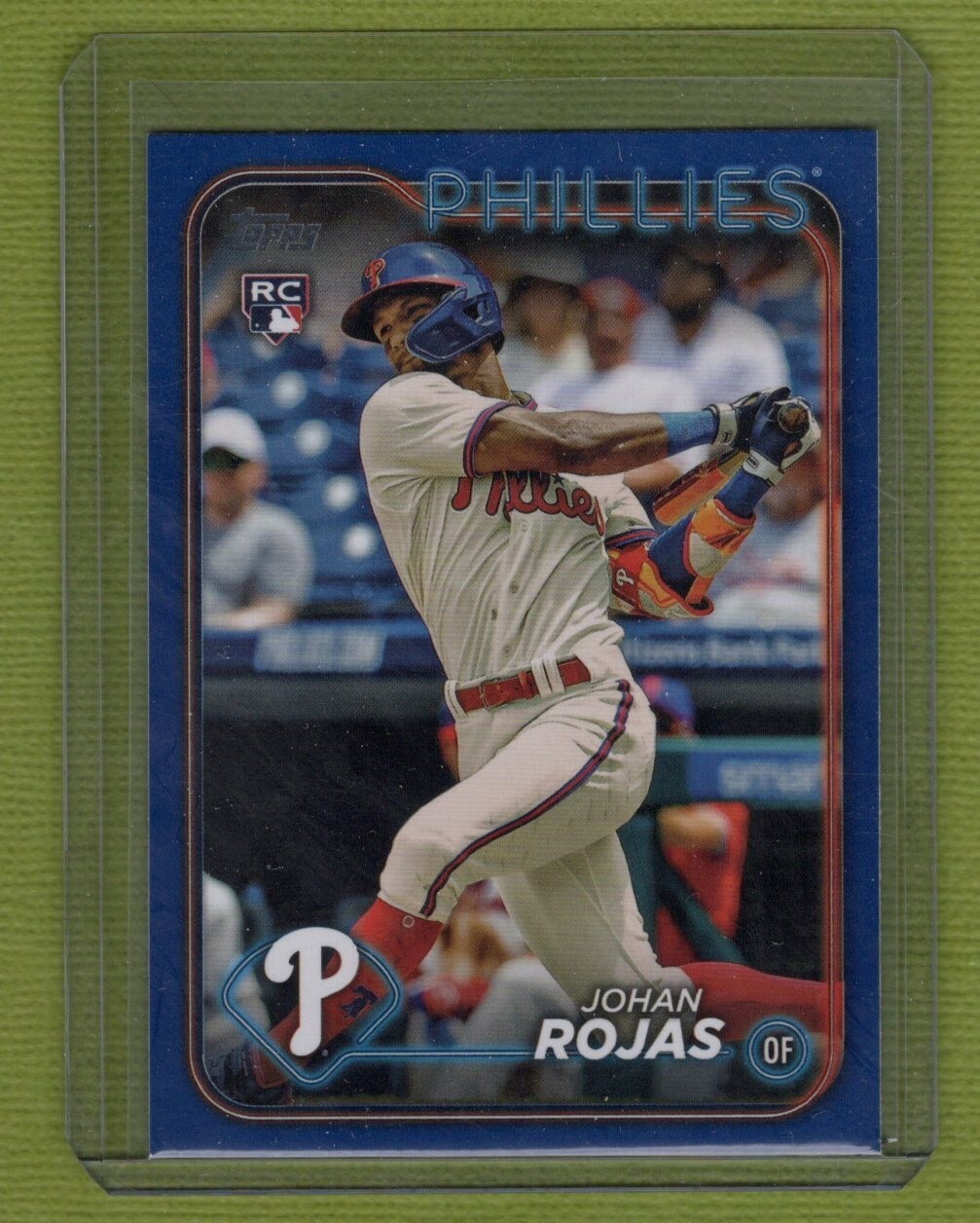 2024 Topps Series 1 Royal Blue Johan Rojas #209 RC PHILLIES