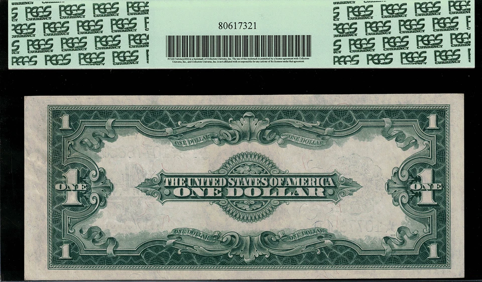 1923 $1 Silver Certificate FR-237* - Star Note - Graded PCGS 58PPQ - Image 2 of 2