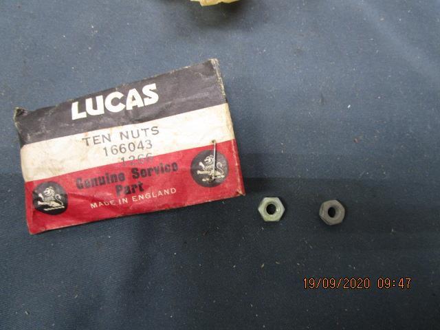 フュージョン 2 NOS Lucas Nuts # 166043, Coil Terminals, Triumph BSA Norton