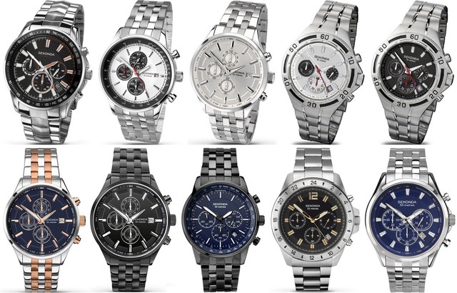sekonda sports chronograph watch