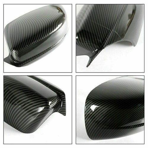 Carbon Fiber Side Mirror Covers For Chrysler 200/300 For Dodge Charger 2011-2020 - Picture 3 of 12