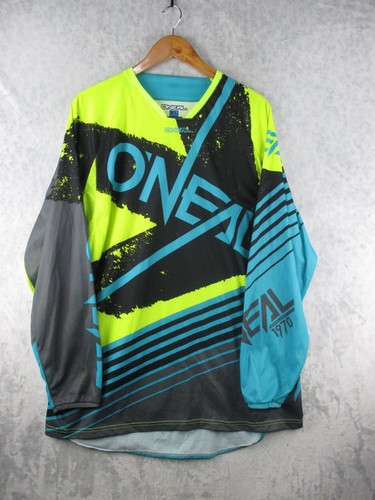 Oneal Motocross Jersey Men Size XL Colorblock All Over Print Graffiti