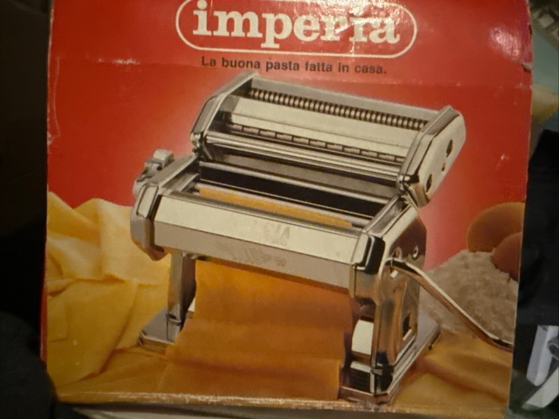 Imperia Pasta Maker MIB And Raviolamp Brevettato Vintage MIB