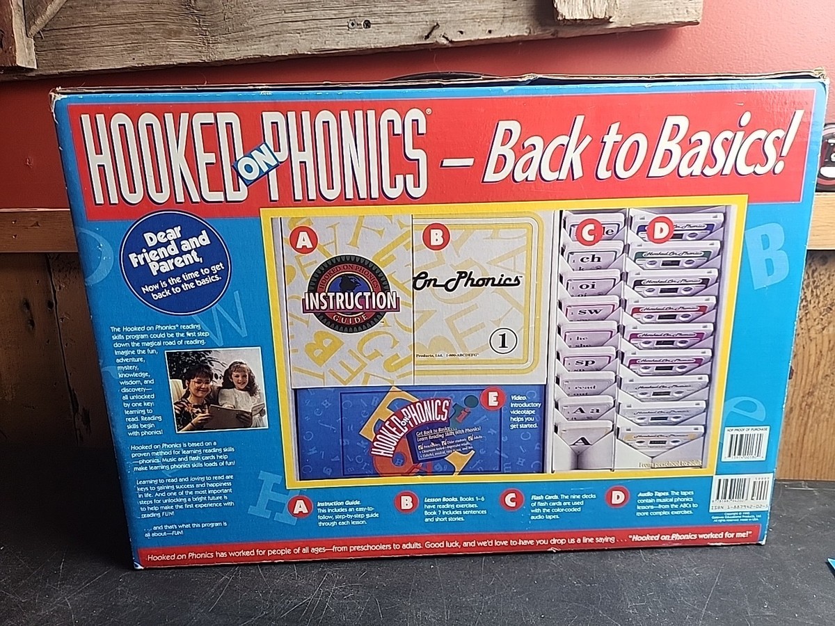 1995 Hooked on Phonics- Back to Basics Learn Reading Skills With