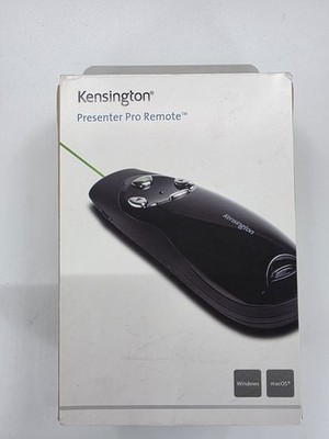 Kensington Presenter Pro Remote Green Laser Pointer New In Box Wireless USB
