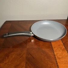 BELLA Nonstick Cookware 10" Aluminum Skillet Pan, Black OPEN BOX