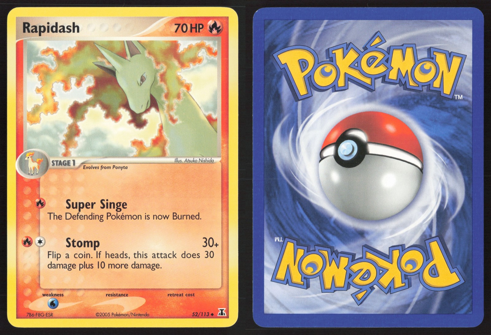 Pokemon TCG | Rapidash 52/113 | Delta Species Uncommon | Near Mint