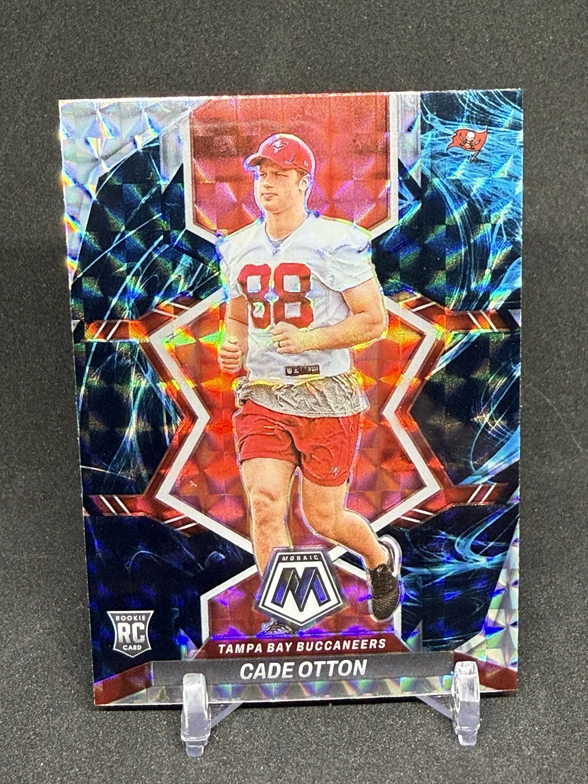 2022 Mosaic RC Cade Otton ROOKIE GENESIS # 361 PRIZM HOLO SSP Bucs Huskies NFL