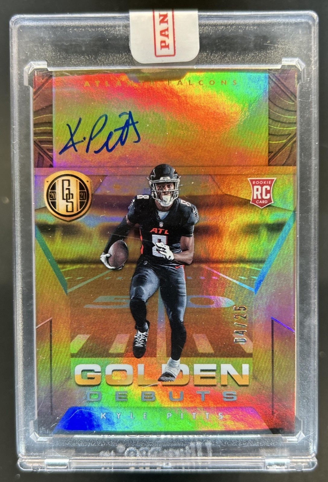 Kyle Pitts Panini Gold Standard Golden Debuts Autographs #GDAKP Platinum
