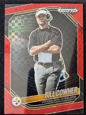 2025 Panini Prizm Black #118 Bill Cowher Prizms Red Power #/75