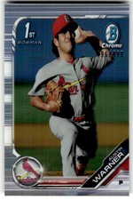 2019 Bowman Chrome Austin Warner Prospects Refractor #/499 #BCP-177