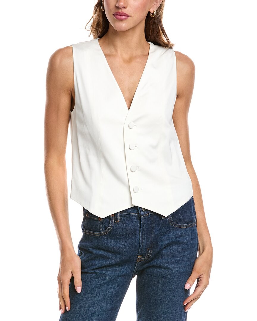 A.L.C. Maxine Wool-Blend Vest Women's White 0