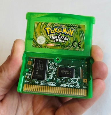 Pokémon Blattgrüne Version Nintendo Game Boy Advance NDS Original PAL