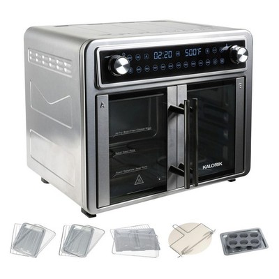 Kalorik MAXX 26Qt Flex Sync Air Fryer Oven with 14 Accessories, Stainless Steel