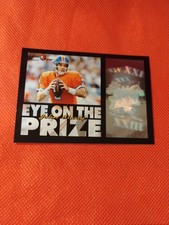 1996 Pinnacle Laser View - Eye on the Prize John Elway #7