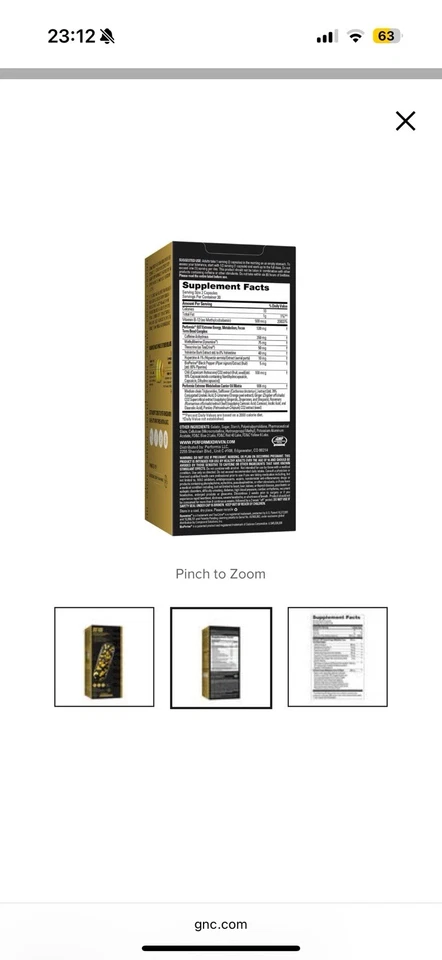 Cápsula de vitamina PERFORMIX SST V3X - 60 unidades Foto 2 de 3