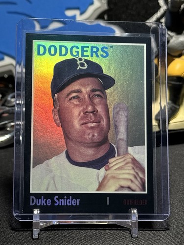 2024 Topps Archives Duke Snider Black Foil Parallel Dodgers