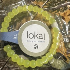 Pulsera Lokai Verde Neón Talla XL