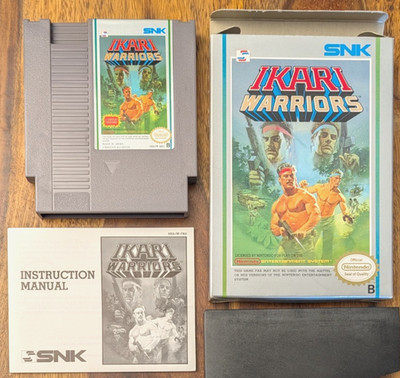 Sammlerzustand !  Ikari Warriors - Nintendo NES Spiel Entertainment System