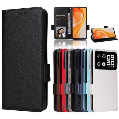 For Cubot P90, Luxury Wallet Flip Leather Stand Card Slots Soft TPU Case Cover