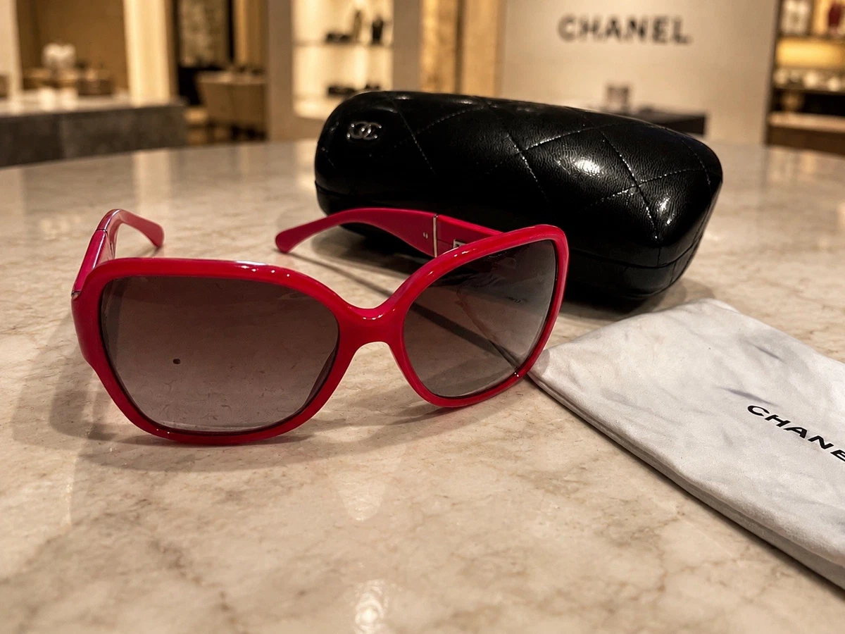 ♡Ｌｉｌｌｙ♡ 　CHANEL シャネルピンク スクエア サングラス CHANEL Pink Square Sunglasses for Women for sale | eBay